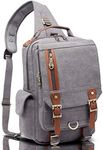 KAUKKO Canvas Messenger Bag Cross B