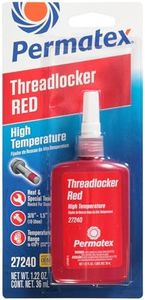 Permatex High Temp Threadlocker, Red, 36 ml