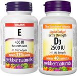 Webber Naturals Vitamin E 400 IU, 1