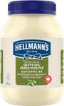 Hellmann's Olive Oil Mayonnaise ideal with fries, burgers and salads with Canadian free-run eggs and canola oil 890 ml