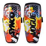 Synco Shin Guard | Professional Football Shin Guard with Velcro Strap Adjustable | Shin Guard for Football | Superior Protection and Comfort | Durable and Lightweight | for Youth & Adults (Vogue)