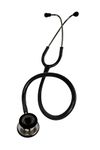 Knya 6sense Stethoscope | Dual-Sided Chest Piece for Adult & Pediatric Use | Lightweight Stainless Steel Build | Soft-Seal Ear Tips | Made in India | Comes in a Premium Gift Box (All Black)
