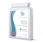 Methyl Folate 600µg - 90 Capsules as Quatrefolic 5-MTHF Supplement 6S-5-methyltetrahydrofolate – The 4th Generation of Folate a Highly bioactive Form of Folic Acid/Vitamin B9 – Made in The UK