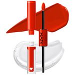 NYX PROFESSIONAL MAKEUP, Shine Loud, High shine lip color, 16HR wear - STAY STUNTIN (Red)