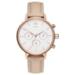 MVMT Analogue Quartz Watch for Women with Beige Leather Strap - D-FC01-RGNU