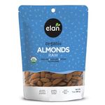 Elan Organic California Raw Almonds, 200G, Unsalted, Unroasted, Raw Nuts, Non-Gmo, Vegan, Gluten-Free, Kosher, Healthy Snacks