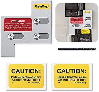 GenCap Generator Interlock Kit Compatible with GE 150 and 200 AMP Panels, for Safe Usage of Portable Power During Outage