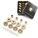 Venom Super Fast Skateboard Bearings Gold 608z Smooth Premium Precision Skate Rated ABEC11+ For Skate board stunt scooters long board roller skates micro scooter inline skates quad x8 for 4 wheels