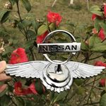 Car 3D Emblem for Nissan Cedric, Car Front Bonnet Chrome Logo Badge Front Hood Ornament, Car Accessories,B