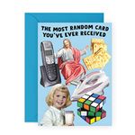 Random Birthday Card For Friend - Funny Greeting Cards for Men and Women - Hilarious All Occasions Card for Brother Sister - For Colleague Boss Best Friend - Comes With Fun Stickers - By Central 23