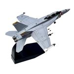 MOUDOAUER 1/100 Scale F/A-18 F18 Super Hornet Bounty Hunters Fighter Jet Model Alloy Model Diecast Plane Model for Collection