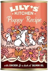 Lily's Kitchen Natural Puppy Wet Dog Food Tins Chicken Grain-Free Recipe 6 x 400g