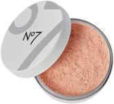 No7 Flawless Finish Loose Powder - Medium Rich - Loose Finishing Powder - Makeup Setting Powder with Matte Finish for All Skin Tones - All Skin Types Including Oily Skin