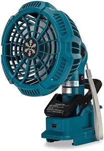 Portable Clip-on Fan for Bosch 18 V Battery, Quiet Battery Fan with 3 Energy-Efficient Speed Levels for Bedroom, Outdoor, Camping and Construction Site (Tools Only)