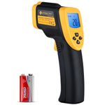 Etekcity Lasergrip 800 (Not for Human) Digital Infrared Thermometer Laser Temperature Gun Non-contact-58℉ -1382℉ (-50℃ to 750℃), Standard Size, Yellow & Black