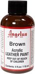 Angelus Acrylic Leather Paint-4oz.-Brown