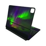 MightySkins Skin Compatible with Apple Magic Keyboard for iPad Pro 12.9" (5th Generation) - Aurora Borealis | Protective, Durable, and Unique Vinyl Decal wrap Cover | Easy to Apply | Made in The USA