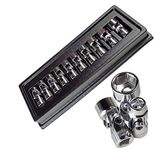US Pro 10 Pc 12 Point 3/8" Dr Flexible Universal Joint Socket Set 10mm -19mm UJ Flexi B1693