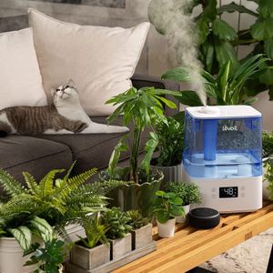 LEVOIT 6L Cool Mist Humidifier – Smart App, Alexa, Quiet Sleep, Blue