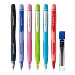 uni-ball Shalaku M7-228 0.7mm Mechanical Pencil With 0.7mm HB Lead | Pack of 6 (Body Color May Vary)