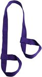 Nachvorn Adjustable Yoga Mat Strap Sling, Durable Cotton Carry Strap (Purple)