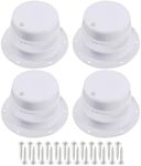Mtsooning 4PCS RV Plumbing Vent Cover,Camper Vent Cap Replacement for RV Trailer Motorhome,RV Sewer Roof Plastic White Vent Cover cap fit for 1 to 2 3/8 Inch Pipe