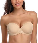 HACI Women's Full Figure Strapless 