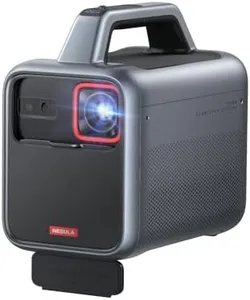 NEBULA Mars 3 Outdoor Portable Projector, 1000 ANSI Lumens, AI-Powered Image, Built-In Battery with 5 Hour Playtime, Android TV, 200 Inch Home Theater, for Backyard, Office and Business, and Camping