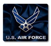 Knseva US Air Force Personalized Custom Mouse Pad Office Accessory and Gift Design Navy Blue Mouse Pads