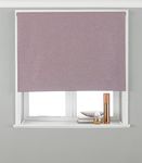 Riva Home Eclipse Blackout Roller Blind, Polyester, Mauve, 153 x 162cm