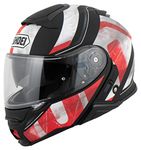 Shoei Neotec 2 Jaunt TC1 Flip Front Motorcycle Helmet Red/White/Black - Medium
