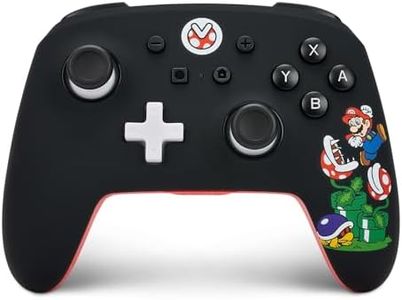 PowerA Enhanced Wireless Controller for Nintendo Switch/Switch 2 / Switch Lite/OLED Model - Mario Mayhem - Gamepad, game controller, Officially Licensed