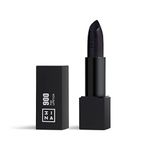 3INA MAKEUP - The Lipstick 900- Black Lipstick with Vitamin E & Shea Butter to Nourish the Lips - Long Lasting Lip Colour with Matte Finish and Creamy Texture - Vegan - Cruelty Free