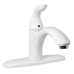 Phoenix PF231221 Single Handle Kitchen Faucet, White