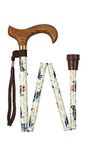 Charles Buyers Deluxe Folding Walking Stick - British Birds
