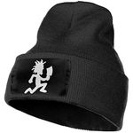 Poguerin Hatchetman ICP Unisex Knit Hat Soft Warm Winter Skull Cap Cuff Beanie Hat Winter Hats Black