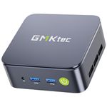 GMKtec (3-year warranty AMD Ryzen 5 Mini-PC 3500U (more powerful than 4300U/N150/N100/N95 4C/8T 4.50 GHz), G10 Mini-Computer, 16GB DDR4 RAM 3200MHz + 512GB PCIe 3.0x4 SSD, WiFi 5/USB 3.2/USB-C/BT 5.0