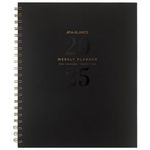 AT-A-GLANCE 2025 Planner, Weekly & Monthly, 8-1/2" x 11", Large, Signature Lite, Black (YP905L0525)