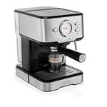 Princess Macchina per Caffè Espresso a Capsule 249412 Machine, Plastic, Silver/Black