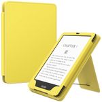 MoKo Case for 6.8" Kindle Paperwhite (11th Generation-2021) and Kindle Paperwhite Signature Edition, Slim PU Shell Cover Case with Auto-Wake/Sleep for Kindle Paperwhite 2021 E-Reader, Light Yellow