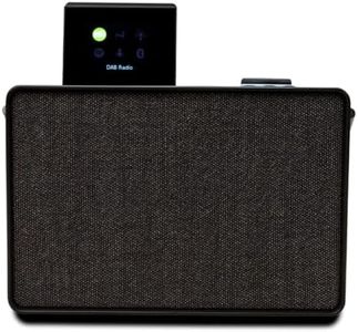 Pure Evoke Play Portable Music System for Indoors and Outdoors (DAB+/FM Radio, Internet Radio, Podcasts, Spotify Connect, Bluetooth, Foldable Colour Display) Coffee Black
