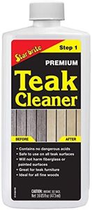 STAR BRITE Premium Outdoor Teak Cleaner - Restore, Renew & Refresh Weathered Gray Teak and Other Fine Woods - Teak Oil & Sealer Compatible - No Sanding Needed - 16 Ounce (081416)