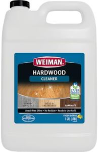 Weiman Hardwood Floor Cleaner - 128 Ounce Refill - Finished Engineered Hardwood Vinyl and Laminate Floors