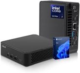 ASUS NUC 14 Pro Mini Desktop, Intel 16-Core Ultra 7 155H, 32GB DDR5, 1TB SSD, Wi-Fi 6E, Support 4-Display 4K, Thunderbolt 4, HDMI, Bluetooth, Windows 11 Pro, Black, AI PC for Home/Business/Gaming