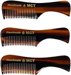 G.B.S Handmade 3in Pocket Comb for Beard and Mustache Styling, MCT, Pack of 3