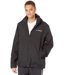 adidas Outdoor Men's Terrex Multi RAIN.RDY Two-Layer Rain Jacket, Black, Small