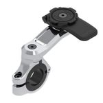 Quad Lock Motorcycle Handlebar Mount PRO Chrome for iPhone, Samsung Galaxy and Pixel Smartphone