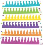 Fun Express DIY Crowns for Kids, Includes 12 Crowns, 312 self-Adhesive Letters and 250 Shapes - Crafts and Party Activities