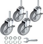 Finnhomy Caster Wheels 3 Inch Set o