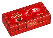 Ferrero Mon Chéri Pralines, Chocolate Hamper Valentine's Day Gift Box, Fine Dark Chocolate with Whole Cherry in Liqueur Centre, Pack of 30 (315g)